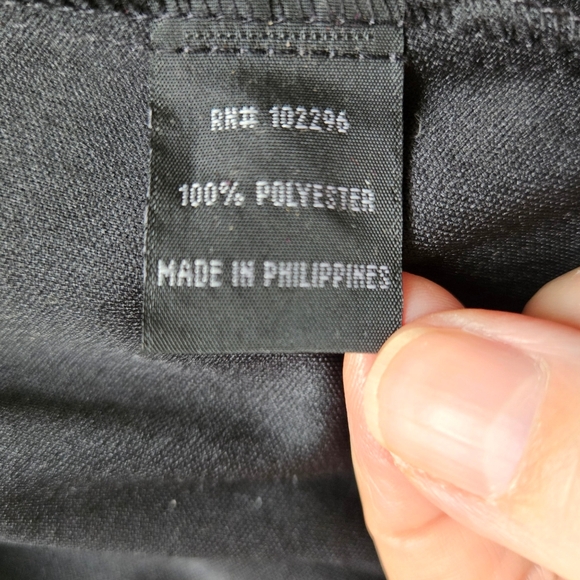 Connected Apparel strapless black chiffon midi dress ties around neck Size 12 - Picture 13 of 16